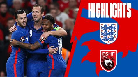 england vs albania highlights